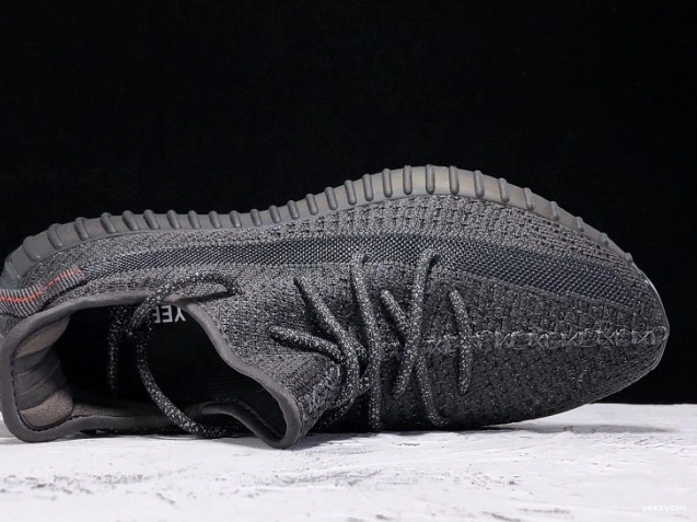 V2 Static 350 Black FU9007 Boost Adidas - (Reflective) Yeezy 0724